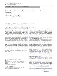 Using our subsurface engineering solution, you can integrate 3d design, surveying, and geospatial data into a unified modeling and information management environment. Pdf Static Adsorption Of Anionic Surfactant Onto Crushed Berea Sandstone Muhammad Mushtaq Academia Edu