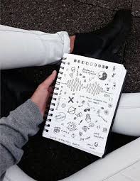 Pictures of notebooks, writing in notebooks, people writing in notebooks. 40 Between The Gaps Notebook Art Inspirations For Hidden Artists Bored Art Notebook Art Art Inspiration Drawings