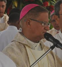 Nuevo obispo de San Francisco de Macorís oficia misa en Nagua