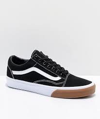 Black And Gum Vans Vans Old Skool Black Gum Bump Skate Shoes Zumiez Vans Prom Shoes Old Skool Black