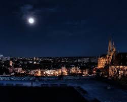 Erfurt Bei Nacht Gesehen Vom Restaurant Glashutte Erfurt Restaurant Cafe Bar