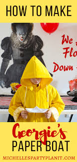 Best holiday decorationsholidays are coming and it's time to think about house decorations. How To Make Georgie S Paper Boat From It Michelle S Party Plan It