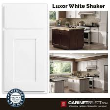 Buy Luxor White Kitchen Cabinets Rta Cabinets By Cabinetselect