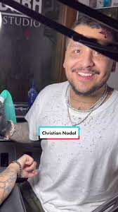 Recuerdo de la visita de Christian Nodal a nuestro estudio🔥  #samsaratattoostudio #costarica #tattoostudio #fyp #tattoo