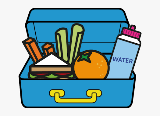Packed Lunch Illustration - Healthy Lunch Box Clipart, HD Png Download - kindpng