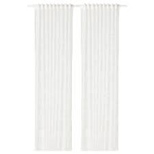 Borghild Sheer Curtains 1 Pair White 57x98 Ikea Sheer Curtains Curtains Lace Curtains