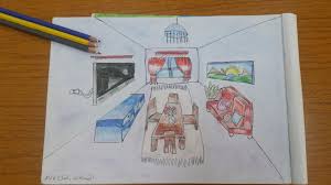 رسم غرفة جلوس