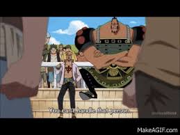 As his crew dealt with the bandits, the. One Piece Shanks Uses HaÅ Shoku No Haki And Asks Marco To Join His Crew On Make A Gif
