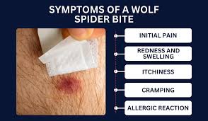 Image result for wolf spider bite skin