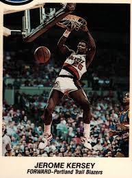 1990-91 Fleer Franz Portland Trail Blazers #15 Mike Mathis Jerome Kersey —  RefsInTheBack