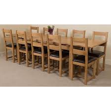 Great deal furniture, outdoor wicker dining set. Richmond Large Oak Dining Set 10 Lincoln Chairs