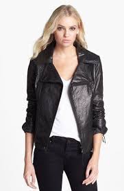 June Asymmetrical Leather Moto Jacket Online Only Nordstrom Nordstrom Jackets Studded Leather Jacket Leather Jacket