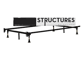 Adjustable bed frame adjustable legs bed side rails silver bedding track lighting ceiling lights steel home decor decor ideas. Full Adjustable Metal Bed Frame With Glides Evansville Overstock Warehouse