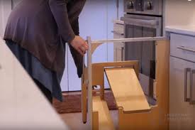 If your toekick is not cut out like mine, you could also add a front to the step drawer box, so a second 1x3 the width of the opening, minus 1. Hideaway Solutions Cabinet Step Stool Amazon In Furniture