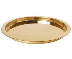 10 Ikea Buys That Will Make The Holidays So Much Easier Gold Tray Decor Gold Tray Gold Serving Tray