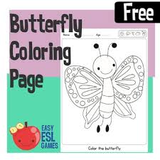 Butterfly coloring sheets and pictures. Butterfly Coloring Page Worksheets Teaching Resources Tpt