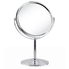 7 Inches Diameter Table Top Mirror 12 Inch Height With 360 Degree Rotation Can Be Adjusted To Any Suitable Pos In 2020 Mirror Wall Mounted Makeup Mirror Mirror Table