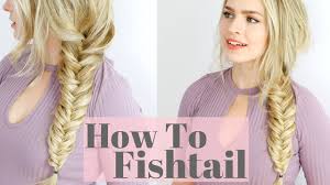 A fishtail braid uses tiny strands of hair and is ideal for weddings, business meetings, or wild nights in the club with your friends. How To Fishtail Braid Beginner Friendly Hair Tutorial Youtube