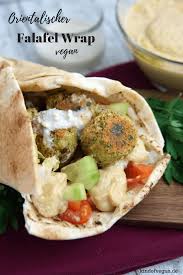 Orientalischer Falafel Wrap Kind Of Vegan Rezept Falafel Wrap Rezepte Wraps Rezept