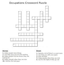 Themed crossword puzzles with a human touch. Occupations Crossword Puzzles For Kids Kids Crossword Puzzles Crossword Puzzles Crossword