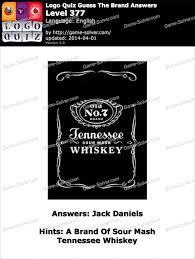 Check spelling or type a new query. Logo Quiz A Brand Of Sour Mash Tennessee Whiskey Game Solver