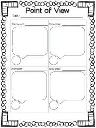 Point Of View Common Core Aligned Freebie Common Core Aligned Common Core Graphic Organizers