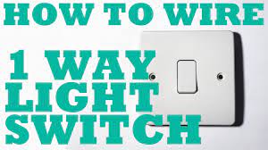 Bs 7671 uk wiring regulations. 1 Way Light Switch How To Install And Wire Youtube