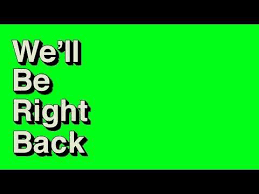 We Ll Be Right Back Animated Green Screen Read Description Youtube In 2020 Greenscreen Youtube Banner Backgrounds First Youtube Video Ideas