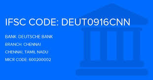 Good and friendly people's i worked. Deutsche Bank Chennai Branch Chennai Ifsc Code Deut0916cnn