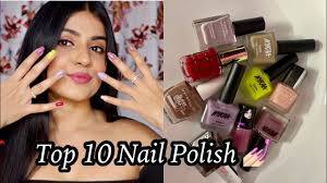 Emigel transparent nail top coat bulk pack, glass bottle. Top 10 Nail Polishes In India Best Nail Paints Starting 50 Top 10 Nail Polish Shades Swatches Youtube