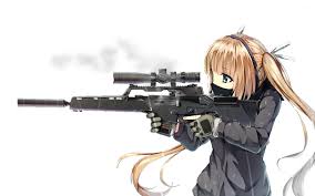 City, street, cityscape, apocalyptic, reflection, snow, winter, road, morning, original characters, girls with guns, infrastructure, art, weather, photograph, snapshot, urban area, atmospheric phenomenon. Anime Girl Gun Ps4 Wallpapers Wallpaper Cave