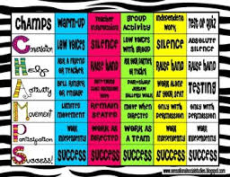 champs expectation chart zebra