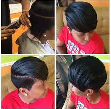 Blackwomen Shortcuts Curls Relaxer Blackwomenhair Shavedsides Short Hair Styles Pixie Cute Hairstyles For Short Hair Short Hair Styles