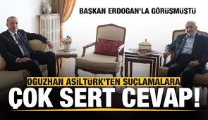 Cumhurbaşkanı recep tayyip erdoğan, saadet partisi yüksek i̇stişare kurulu ve milli görüş vakfı başkanı oğuzhan asiltürk'ü cumhurbaşkanlığı külliyesi'nde kabul etti. Erdogan La Gorusen Sp Li Asilturk Ten Suclamalara Sert Cevap Guler Geceriz Guncel Haberleri