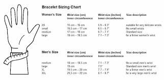 The following chart provides a quick and easy the measurements above are an approximate of the final sizes in cm. Bracelets Size Guide Livit Barcelona