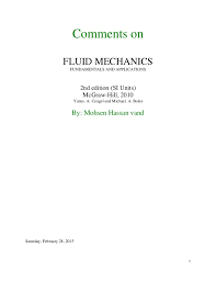 Get this from a library! Cengel Fluid Mechanics