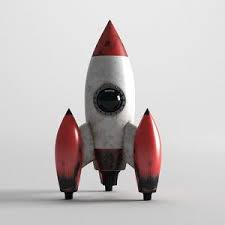Toy Rocket 3d Models For Download Turbosquid Toy Rocket Retro Rocket Toy Spaceships