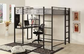 Adding a bunk bed with desk improves the overall usability of the room. Metal Bunk Bed With Desk Ideas On Foter