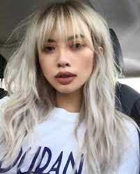 Here S Why All Your Asian Girlfriends Are Going Blond Blonde Asian Hair Blonde Hair With Bangs Hair Styles