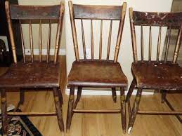 Antique chairs └ antique furniture └ antiques all categories antiques art baby books, comics & magazines business skip to page navigation. Old New England Wooden Kitchen Chairs Collectors Weekly