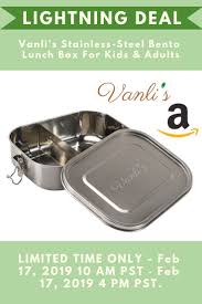 And why overpay for horrible clear plastic containers when you can make your own? Vanli S Stainless Steel Bento Lunch Box For Kids Adults Non Insulated Top Grade Metal Food Contai Bento Box Lunch Stainless Steel Bento Box Food Containers