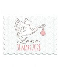 Maybe you would like to learn more about one of these? Un Joli Timbre De Naissance Avec Un Oiseau Rigolo