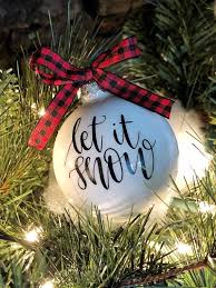 Black And White Buffalo Check Ribbon Michaels Let It Snow Ornament Rustic Christmas Red Buffalo Plaid Etsy In 2020 Christmas Glitter Ornaments Christmas Ornament Crafts Christmas Ornaments Homemade