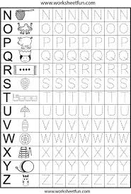 Help kids practice their fine motor skills; Worksheets For Kindergarten Alphabet Tracing Escritura Alfabetica Hojas De Trabajo De Escritura Alfabeto Para Imprimir