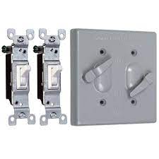 No hardwiring or wifi connection. Taymac 2 Toggle Switch Weatherproof Cover Tc221s The Home Depot