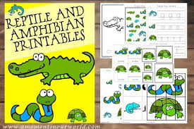 Reptiles And Amphibians Printables Reptiles Kindergarten Amphibians Reptiles