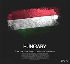 Hungary emoji is a flag sequence combining 🇭 regional indicator symbol letter h and 🇺 regional indicator symbol letter u.these display as a single emoji on supported platforms. Premium Vector Hungary Flag Made Of Glitter Sparkle Brush Paint