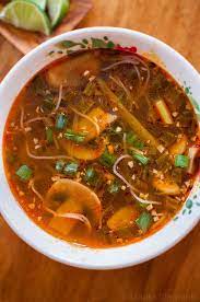 Spicy Ginger Scallion Soup Recipe Recipes Food Vegetarian Recipes