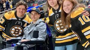 (bhn) what do you say boston bruins fans? Aj Quetta High School Hockey Paralysis Boston Bruins Banner Captain Stanley Cup Playoffs