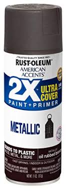 Rust Oleum 327906 American Accents Spray Paint 11 Oz Metallic Oil Rubbed Bronze Buy Online In Angola At Angola Desertcart Com Productid 70824615